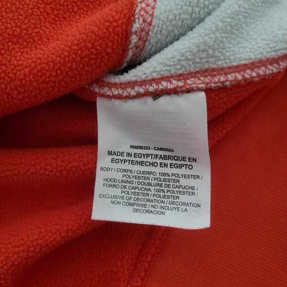 Nike Therma-Fit Hoodie Sweatshirt Orange Gray XL Men's - Picture 10 of 11